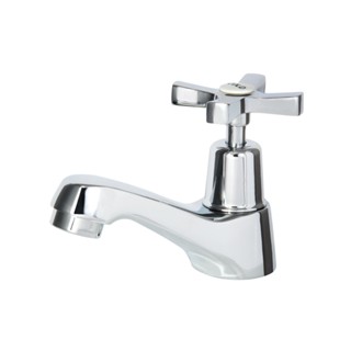 LA BELLE ก๊อกน้ำอ่างล้างหน้า-ล้างมือแบบก้านหมุนเซรามิควาล์ว 90 LB60901 Cold Water Faucet Basin Single Tap Bathroom Fitt