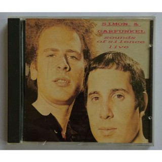 ซีดีเพลง SIMON &amp; GARFUNKEL Sounds of Silence Live (Live/Concert) *RARE* CD Music