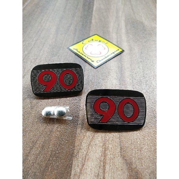 เพลทโลโก้ฝากระเป๋า CM90 C91