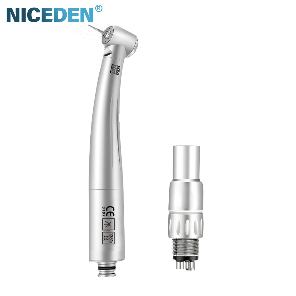 Niceden 1 ชุด Nsk ประเภทความเร็วสูง Turbine Dental Handpiece Kit Ti Max X600l พร้อมไฟเบอร์ออปติก Quick Compression Original สไตล์ญี่ปุ่น