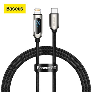 Baseus 20W Pd Usb Type C สายเคเบิ้ลสําหรับ Iphone 12 11 Pro Xs ที่ชาร์จอย่างรวดเร็วสําหรับ Macbook Ipad Pro