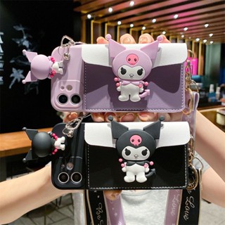 เคสโทรศัพท์มือถือ แบบนิ่ม ลายคุโรมิ พร้อมสายคล้องยาว สําหรับ Xioami Mi 11 12 Lite 11T 10T Redmi 9T 10C Note 12 11 10 9 8 Pro Plus 9S 9A 9C 9A