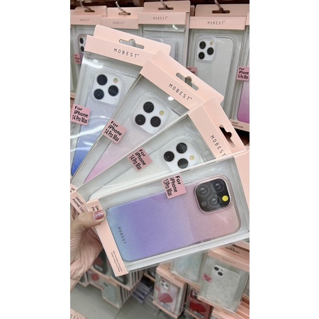 เคสมือถือ เคส กากเพชร iph Case MOBEST Antibacterial Self Repair TPU + อะคริลิค (THพร้อมส่ง ในไทย)