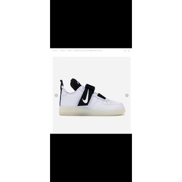 Nike Air Force1 Low Utility White Black 12US