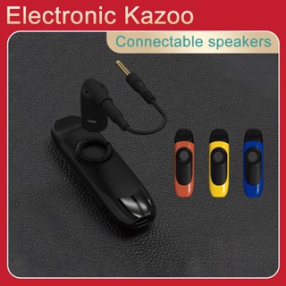 เครื่องดนตรีอิเล็กทรอนิกส์ Kazoo วัสดุ ABS มืออาชีพ Kazoo เครื่องดนตรีที่ดี ง่ายต่อการเรียนรู้ดนตรี ของขวัญ เพื่อนที่ดี สําหรับกีตาร์ อูคูเลเล่