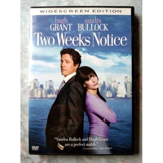 📀 DVD TWO WEEKS NOTICE (2002) : สะกิดหัวใจเราให้ลงเอย