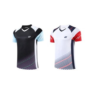 New Yonex Badminton 2023 เสื้อยืดลําลอง สําหรับผู้ชาย และผู้หญิง แขนสั้น พิมพ์ลาย เหมาะกับการเล่นกีฬา