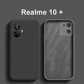 เคสโทรศัพท์ ซิลิโคนเหลว นิ่ม บาง Realme 10 Pro Plus