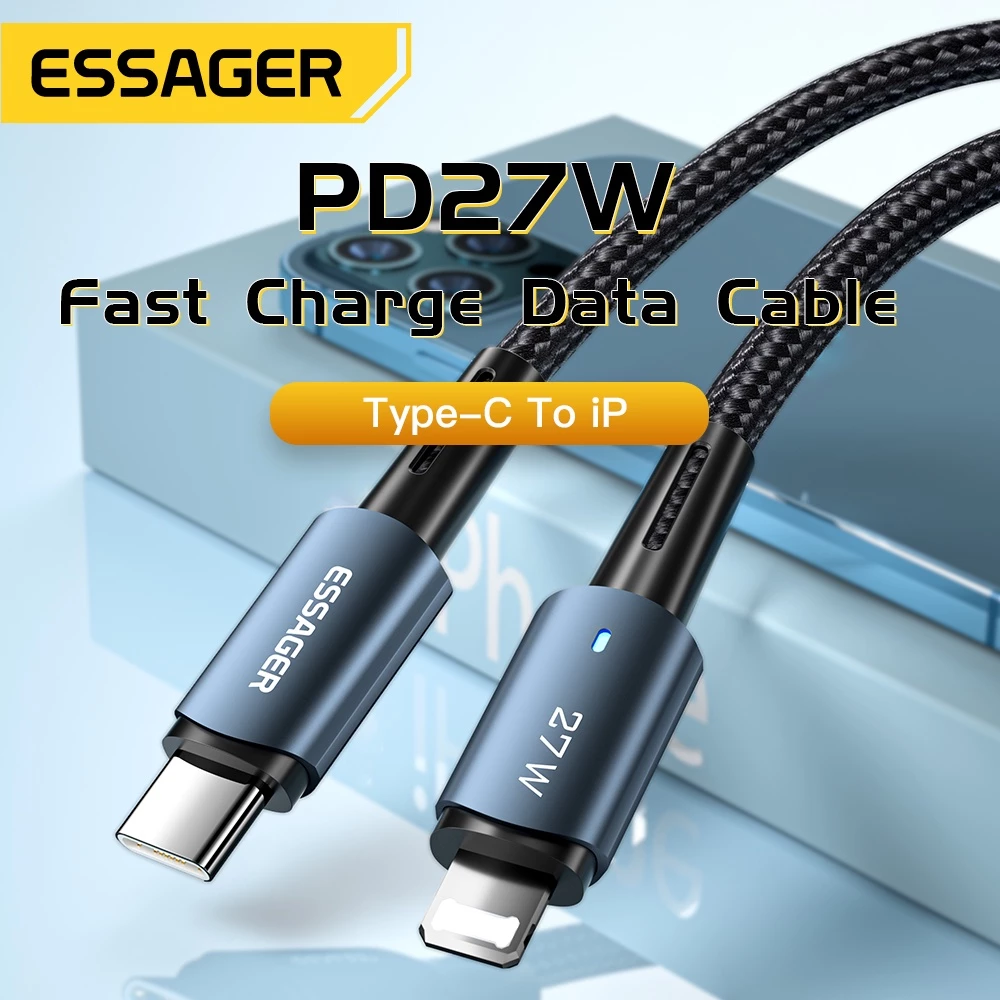 Essager สายชาร์จเร็ว 27W USB-C to Lightning PD 30W thumbnail 3