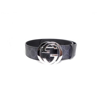 เข็มขัด Gucci Supreme belt with G buckle sz 75 30 มือ 2 ของแท้100%