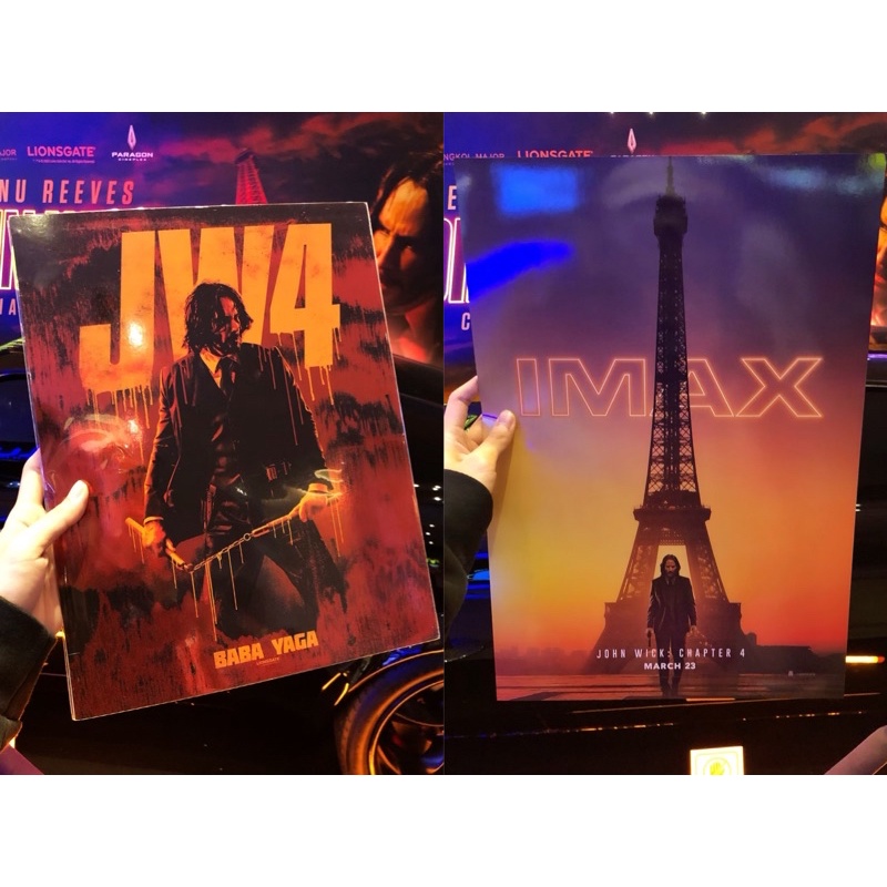 โปสเตอร์ John Wick 4 ระบบ IMAX ขนาด 13x19 นิ้ว จาก Major Cineplex