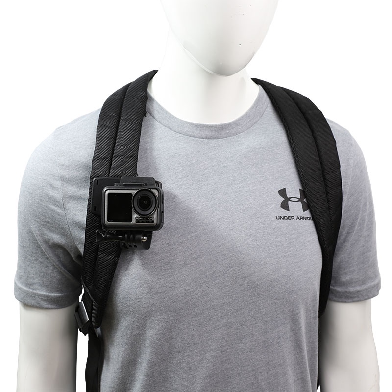 เมาท์ขาตั้งกล้อง แบบคลิปหนีบ ติดกระเป๋าเป้สะพายหลัง สําหรับ DJI OSMO ACTION 3 2 Gopro Hero 11 10 9 8 7 6 5 4 SJCAM EKEN Insta360
