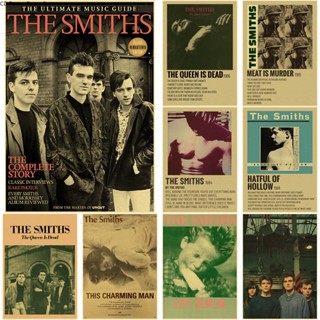 โปสเตอร์กระดาษคราฟท์ ลาย The Smiths The Queen Is Dead สไตล์วินเทจ สําหรับตกแต่งผนังบ้าน บาร์ คาเฟ่ DIY