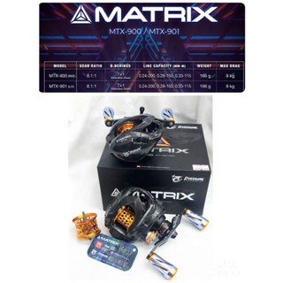 รอกหยดน้ำ MATRIX แถมฟรีสปูนตื้น  รอบ 8 มี ซ้าย/ขวา