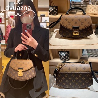 100% ของแท้ฤดูใบไม้ผลิ 2023 ใหม่ Louis Vuitton / LV Tilsitt กระเป๋าถือกระเป๋าสะพายไหล่ข้างหนึ่ง