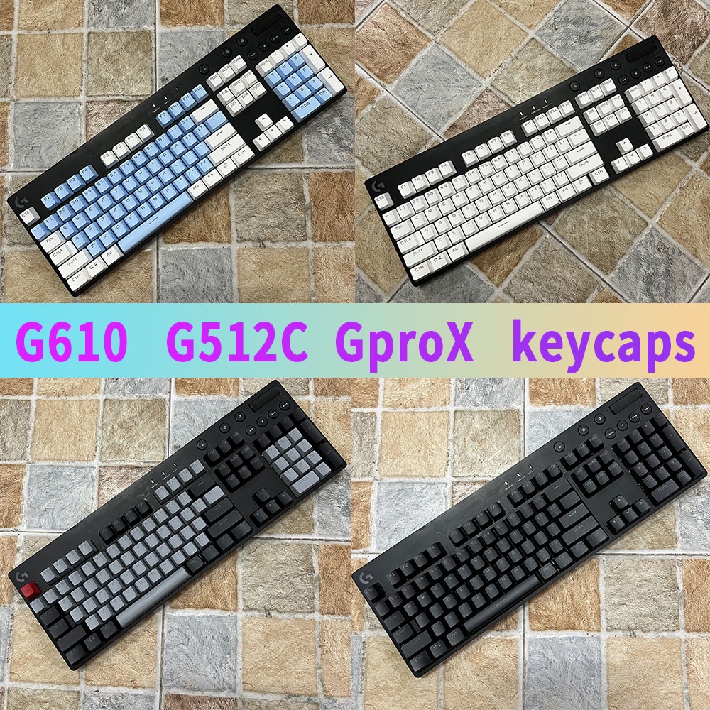 สําหรับ Logitech G610 keycap / G512C/GPRO X /K835/K845/ keycap PBT แบบอักษรแบ ็ คไลท ์