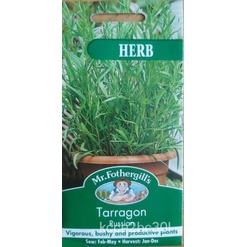 เมล็ด Mr Fothergills - Pictorial Packet - Herb - Russian Tarragon-350เมล็ด ทานตะวัน