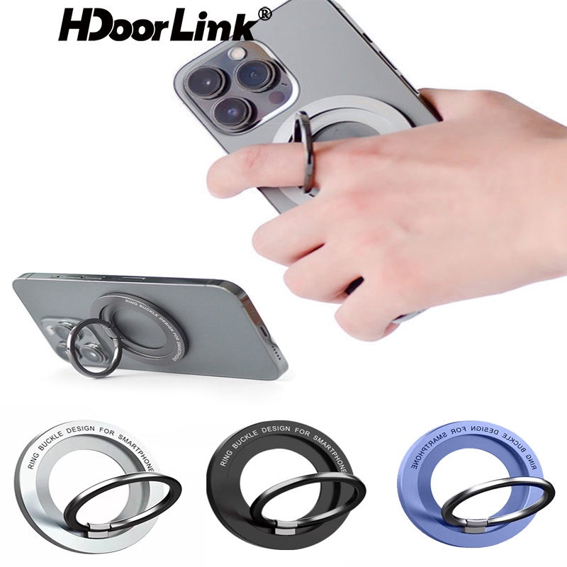 Hdoolink 360° ซ็อกเก็ตแหวนแม่เหล็กติดโทรศัพท์มือถือ สําหรับ iP-hone 14 13 12 Pro