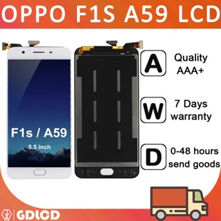 หน้าจอ Oppo F1S A59 A1601 หน้าจอสัมผัส LCD ดิจิไทเซอร์ แบบเปลี่ยน