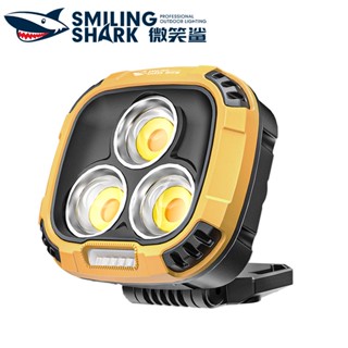 Smilingshark GZ0891 ไฟฉาย led ไฟทำงานแม่เหล็ก COB ไฟบริการรถ ไฟตั้งแคมป์แบบแขวนได้ ไฟฉายบำรุงรักษาแสงแรง ไฟฉาย 7 เกียร์  แสงสีเหลือง/ขาว/แดง