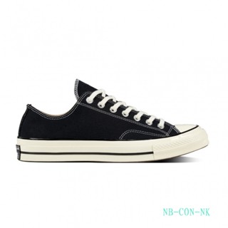 👟🔥[โค้ด 12MALL66 ลดอีก12%] CONVERSE Chuck Taylor All Star 70 ox (Classic Repro) - Black สีดำ รองเท้า คอนเวิร์ส แท้