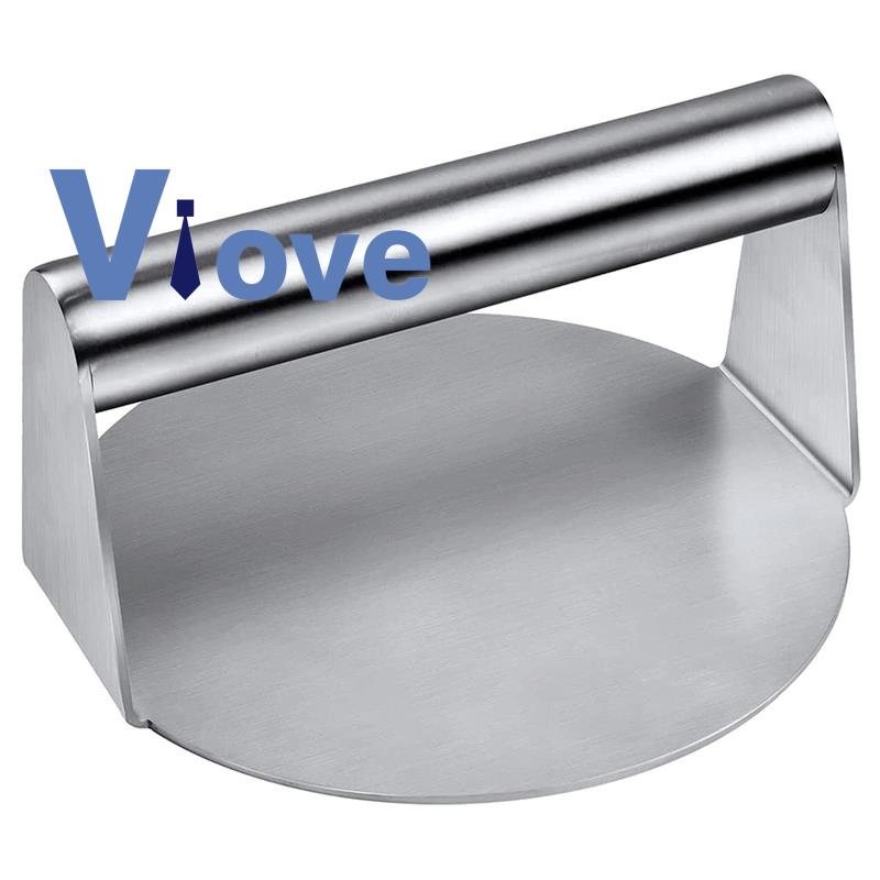 hot◎✣┅Burger Press, 5.5 Inches, Round Burger Smasher, for Steaks, Panini