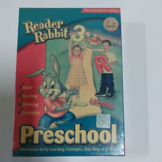 เกมส์เพื่อการเรียนรู้ PC Reader Rabbit Preschool แผ่นแท้ สินค้ามือ1เหมาะสำหรับสะสม