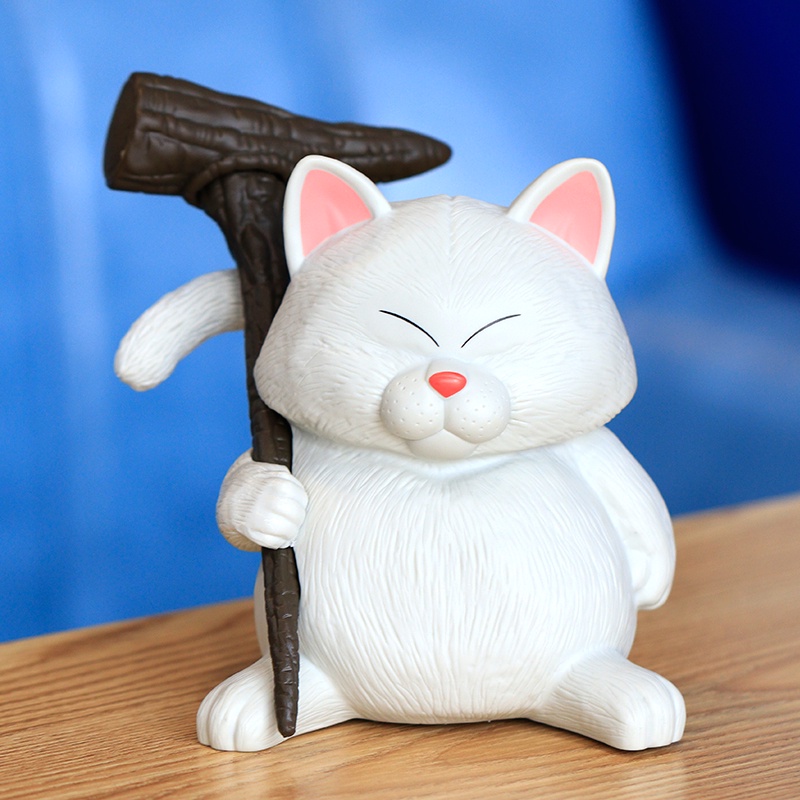 ✑ Dragon Ball Garin Immortal Cat Immortal Hand-Do Boxed Vinyl Doll เครื่องประดับตุ๊กตา