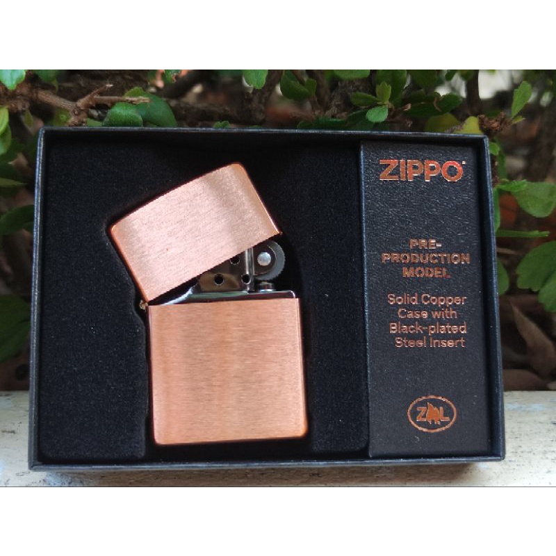 Zippo Limited Edition 48107 Brush Finish Copper Lighter *ปี2022