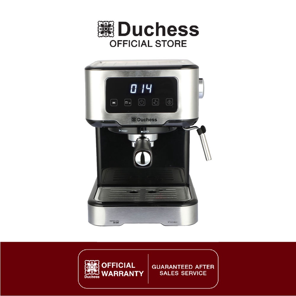 Duchess CM5350B - เครื่องชงกาแฟสด แถมฟรี!! ก้านชง+ถ้วยกรอง1 และ 2ช็อต รับประกัน​ 1ปี