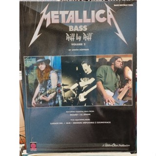 METALLICA BASS RIFF BY RIFF VOL.2 BASS INSTRUCTIONS (HAL)073999716559ตำนิปกลดพิเศษ