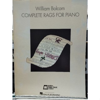 WILLIAM BOLCOM - COMPLETE RAGS FOR PIANO (HAL)073999491197