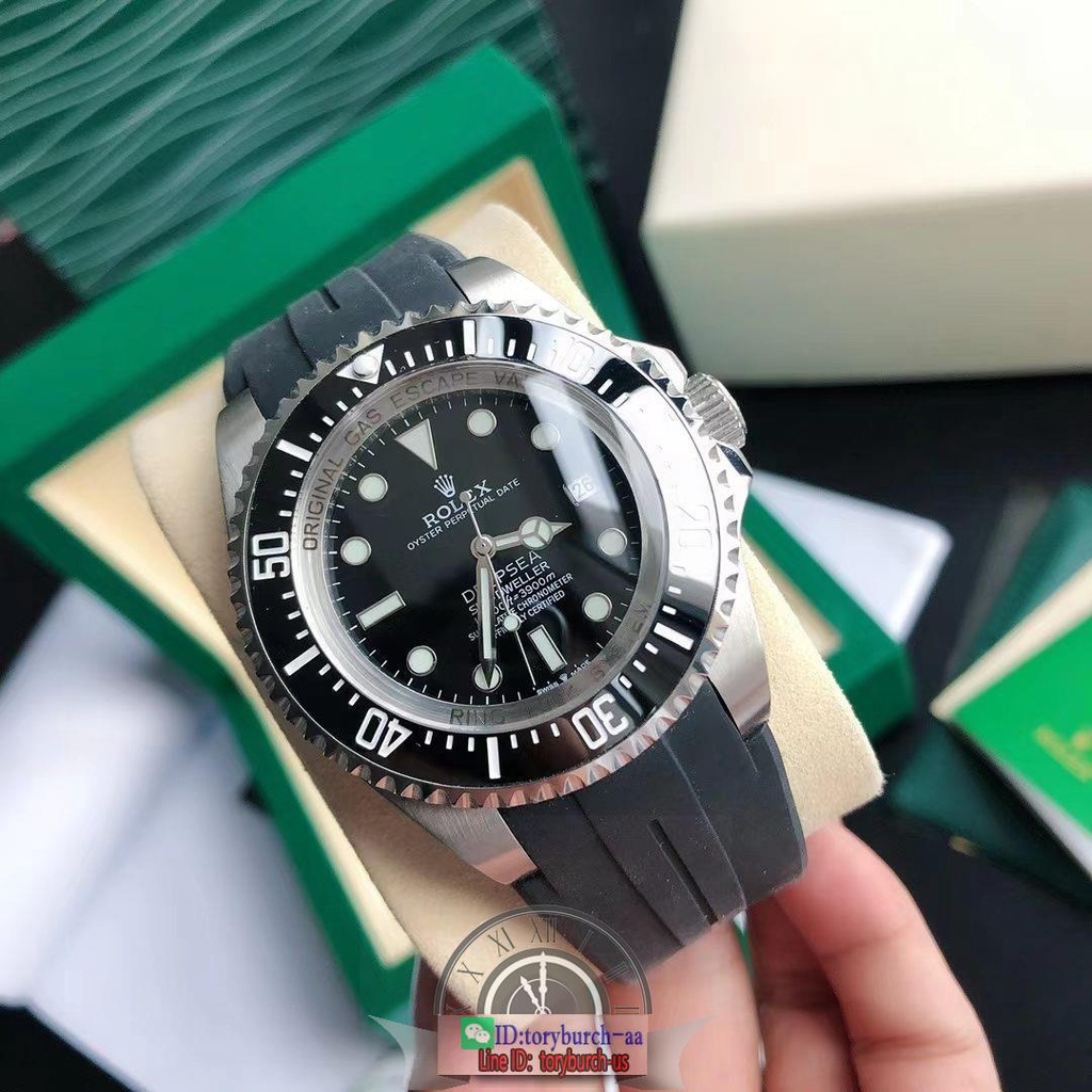 Rolex Sea-Master automatic men's chrono submariner diver analog watch 8215 movement 44mm