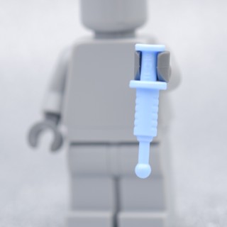 LEGO Syringe Blue - LEGO เลโก้ มินิฟิกเกอร์ ตัวต่อ ของเล่น ACCESSORIES