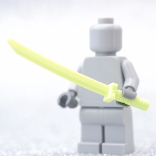 LEGO Green Katana Sword - LEGO เลโก้ มินิฟิกเกอร์ ตัวต่อ ของเล่น WEAPON