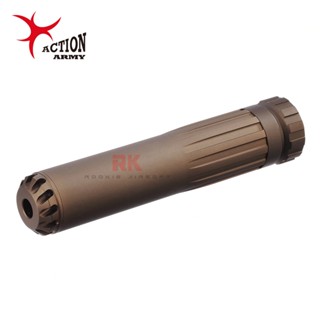 Action Army AAP-01 DDW Silencer (14mm CCW) - FDE อะไหล่เดิม จากโรงงาน สำหรับบีบี กันเท่านั้น