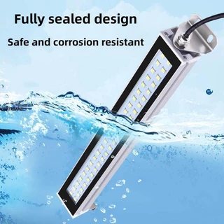 หลอดฟลูออเรสเซนต์ประหยัดพลังงาน LED 24V 110 โวลต์ 220 โวลต์ Super Bright เครื่อง CNC โคมไฟทำงานป้องจักรเย็บผ