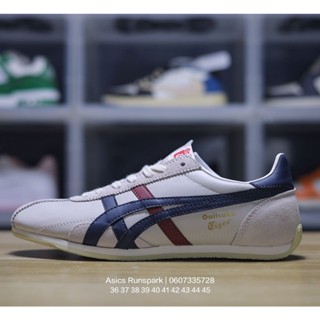 ASICS พร้อมส่ง รองเท้าวิ่งจ๊อกกิ้งลําลอง แบบหนัง ลาย Onitsuka Tiger Runspark Mars เข้ากับทุกการแต่งกาย สไตล์เรโทรคลาสสิก