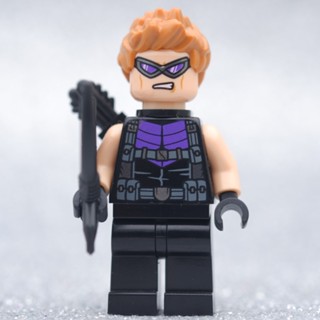 LEGO Hawkeye Black Suit HERO MARVEL - LEGO เลโก้ มินิฟิกเกอร์ ตัวต่อ ของเล่น