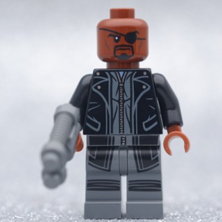 LEGO Nick Fury Trench Coat (76042) HERO MARVEL - LEGO เลโก้ มินิฟิกเกอร์ ตัวต่อ ของเล่น