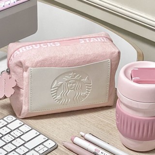 [พร้อมส่ง] Starbucks 2022 กระเป๋าของขวัญ มีซิป ขนาดใหญ่ ลายดาว สีมาการอง สําหรับเด็ก