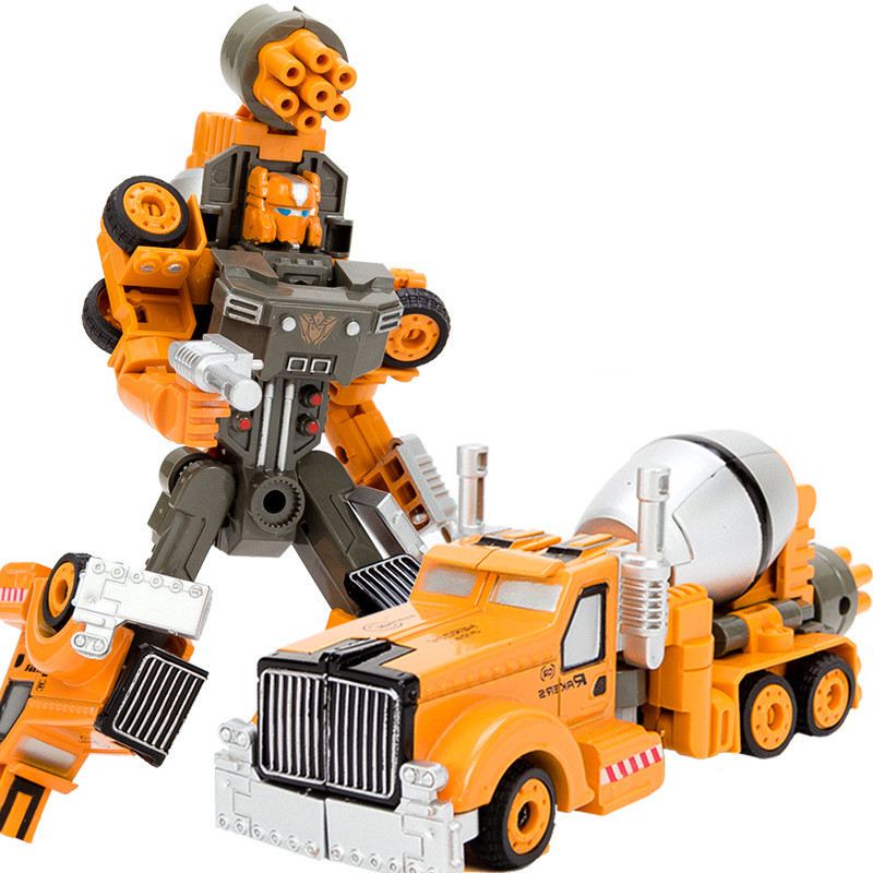 KAIYU Cool Devastator Transformation Toys Robot Engineering Diecast Truck 5 IN 1 Action Figures Classic Boy Kids Gift