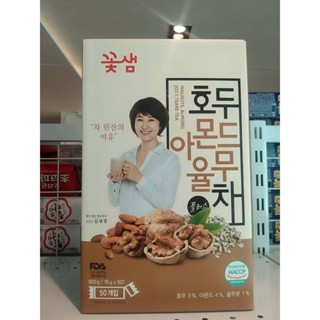 ชาธัญพืช walnuts, almond, job’s tears tea 900g 1box=50Tซอง 호두아몬드율무차