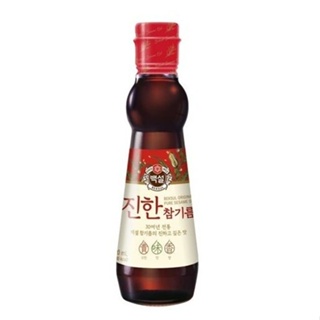 น้ำมันงา น้ำมันงาคั่ว เกาหลี Sesame Oil100% CJ BEKSUL Premium Sesame Oil 320ml 참기름