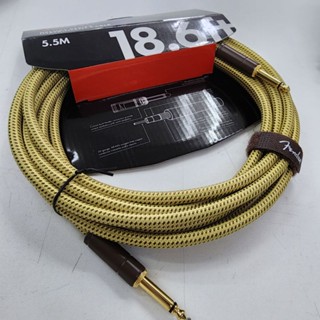 สายแจ๊ค  FENDER DELUXE SERIES INSTRUMENT CABLE, TWEED