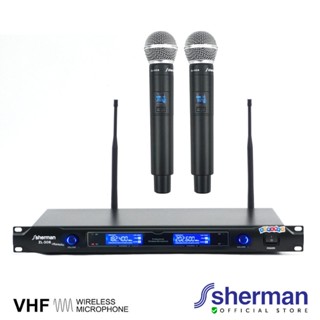 Sherman ชุดไมโครโฟนไร้สาย VHF รุ่น ZL-306 Plus