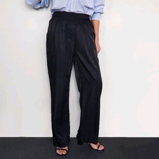 Milburn relax high waist pants Black