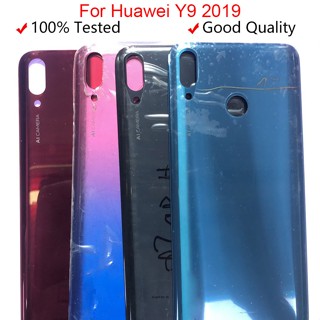 ฝาครอบแบตเตอรี่ด้านหลัง แบบเปลี่ยน สําหรับ Huawei Y9 2019 Y9 2019 JKM LX1 LX2 LX3