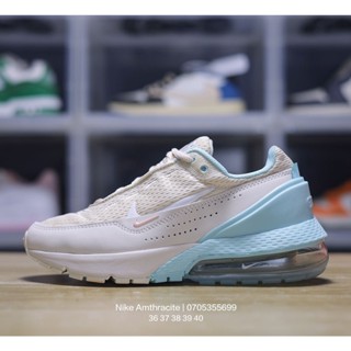 N_ike Air Max รองเท้าผ้าใบลําลอง กันลื่น สีดํา