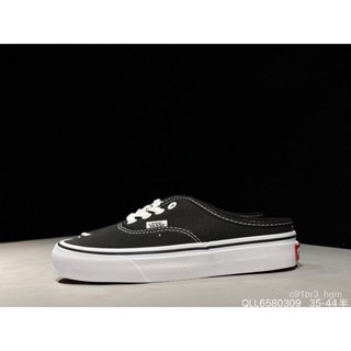 VANS แว่นส์ AUTHENTIC MULE รองเท้าสปอร์ตแบบครึ่งหน้าสวมหลัง สำหรับผู้หญิงและผู้ชายรุ่นใหม่ VN0A54F7AXL